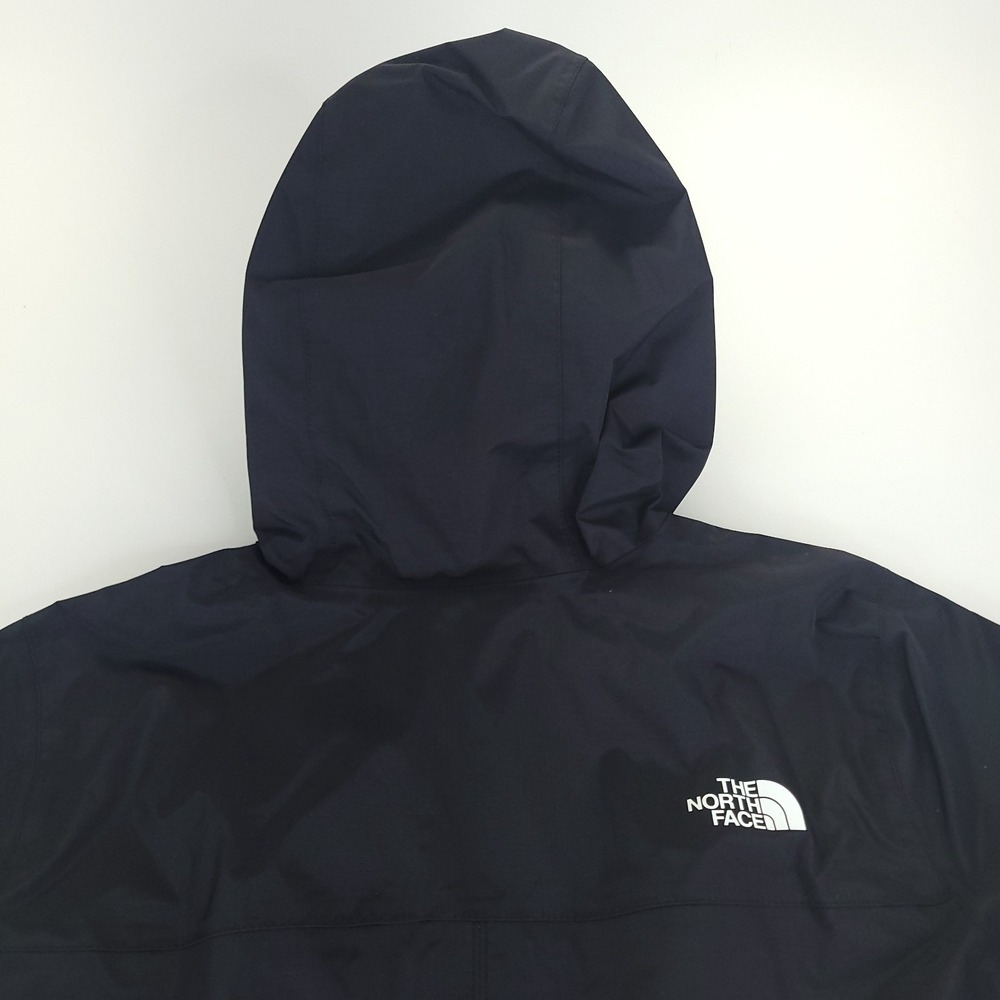 The North Face DryVent Rain Coat Womens Medium Black Hooded Full Zip w/ Pockets - Picture 12 of 13